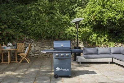 Газовый гриль SAHARA X350 3 BURNER BBQ, дымчатый